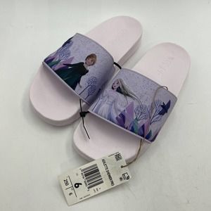 NEW adidas X Disney Kids' Frozen Adidas Shower Slides Size 6